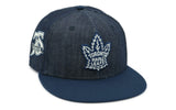 Toronto Maple Leafs New Era Denim 75th Anniversary 59FIFTY Fitted Hat