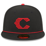 Men's Cincinnati Reds New Era 2023 City Connect 59FIFTY Fitted Hat- Black