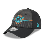 Miami Dolphins New Era 2023 NFL Training Camp 9FORTY Adjustable Hat - Black