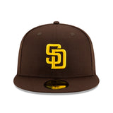 San Diego Padres New Era Authentic Collection On-Field 59FIFTY Fitted Hat - Brown