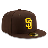 San Diego Padres New Era Authentic Collection On-Field 59FIFTY Fitted Hat - Brown