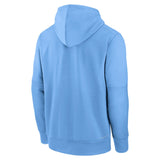 Toronto Blue Jays Nike Navy Authentic Collection Performance Pullover Hoodie -Powder Blue