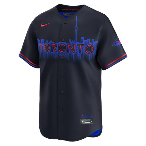 Toronto Blue Jays Nike Navy 2024 City Connect Limited Player Jersey