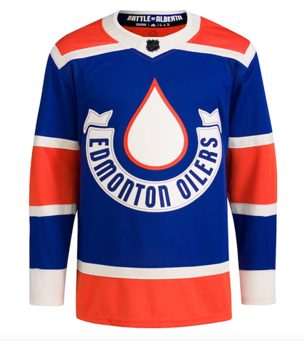 Edmonton Oilers adidas Royal 2023 NHL Heritage Classic Primegreen Authentic Jersey