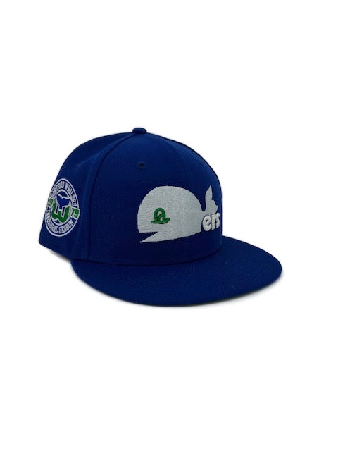 Hartford Whalers New Era Glowing Pucky The Whale 59FIFTY Fitted Hat