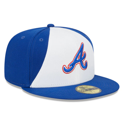 Atlanta Braves New Era 2023 City Connect 59FIFTY Fitted Hat - White/Royal