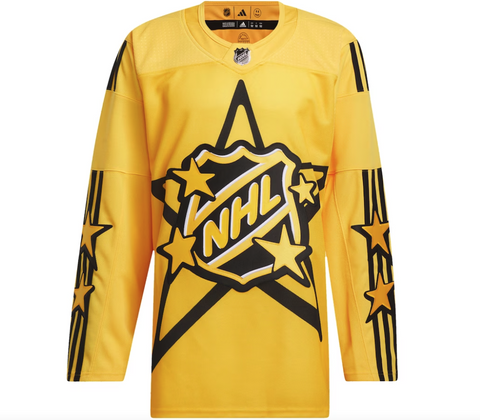 2024 NHL All-Star Game adidas drew house Primegreen Authentic Jersey - Yellow