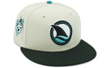San Jose Sharks New Era Stone Black 25th Anniversary 59FIFTY Fitted Hat