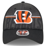 Cincinnati Bengals New Era 2023 NFL Training Camp 9FORTY Adjustable Hat - Black