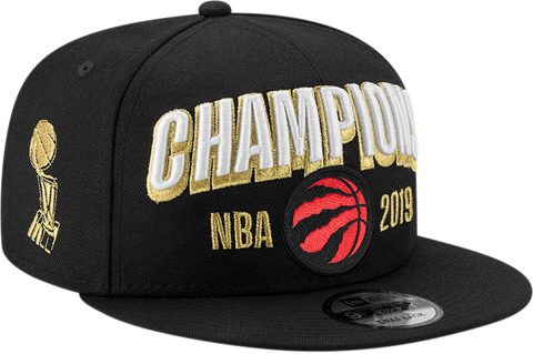 Toronto Raptors New Era 2019 NBA Finals Champions Locker Room 9FIFTY Snapback Adjustable Hat - Youth