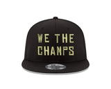 Men's Toronto Raptors New Era We The Champs 2019 NBA Champions Side Patch 9FIFTY Snapback Adjustable Hat