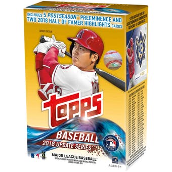 2018 Topps Update Baseball Blaster box