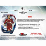 2019-2020 Topps Finest UEFA Champions League Soccer Hobby Box