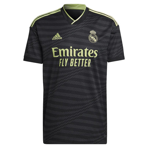 Real Madrid 2022/23 Adidas Third Jersey Black