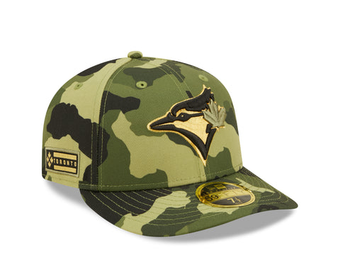 New Era Baltimore Orioles Camo 2021 Armed Forces Day On-Field Low Profile  59FIFTY Fitted Hat