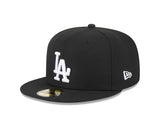 Los Angeles Dodgers New Era Black/White '80 All Star Game Side Patch 59FIFTY Fitted Hat