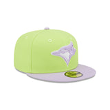 Toronto Blue Jays New Era Lime/Lavender Spring Color Two-Tone 59FIFTY Fitted Hat