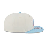 New York Yankees New Era Sky Cream/Pink Spring Color Two-Tone 9Fifty Snapback Hat