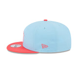 New York Yankees New Era Sky Sky Blue/Pink Spring Color Two-Tone 9Fifty Snapback Hat