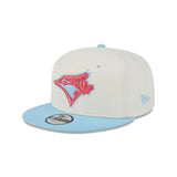 Toronto Blue Jays New Era Sky Cream/Pink Spring Color Two-Tone 9Fifty Snapback Hat