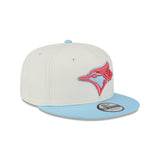 Toronto Blue Jays New Era Sky Cream/Pink Spring Color Two-Tone 9Fifty Snapback Hat