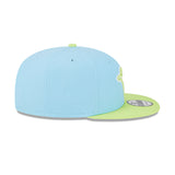 Toronto Blue Jays New Era Sky Blue/Lime Spring Color Two-Tone 9Fifty Snapback Hat