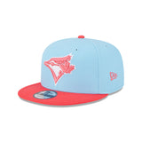 Toronto Blue Jays New Era Sky Blue/pink Spring Color Two-Tone 9Fifty Snapback Hat