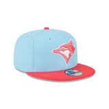 Toronto Blue Jays New Era Sky Blue/pink Spring Color Two-Tone 9Fifty Snapback Hat
