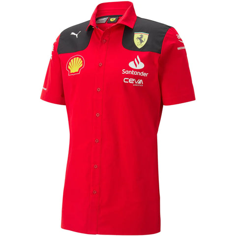 Ferrari Racing F1 Men's 2023 Team Replica Button Down Shirt