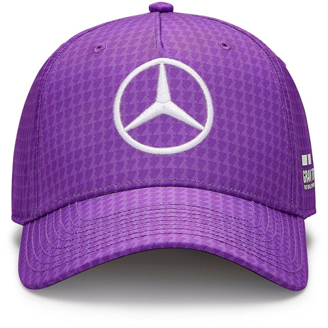 Mercedes AMG Petronas F1 2023 Lewis Hamilton Baseball Hat Purple