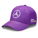 Mercedes AMG Petronas F1 2023 Lewis Hamilton Baseball Hat Purple