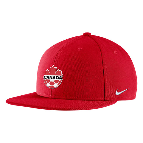 Canada Soccer Color Nike Pro Flatbill Cap