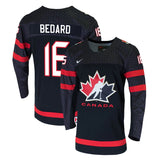 Nike Black Hockey Canada Team Replica Jersey Connor Bedard
