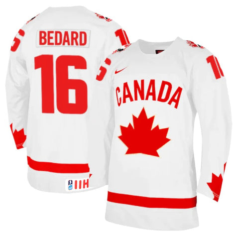 Nike White Hockey Canada Team Replica Jersey Connor Bedard