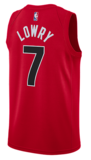 Men's 2020/21 Toronto Raptors Kyle Lowry Nike Red Icon Swingman Jersey
