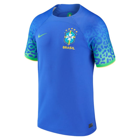 Brazil Men's 2022 World Cup Away Blue Nike Jersey