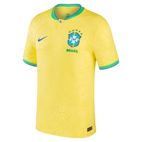 Brazil Men's 2022 World Cup Home Yellow Nike Jersey