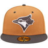 Toronto Blue Jays New Era Brown/Charcoal Two-Tone Color Pack 59FIFTY Fitted Hat