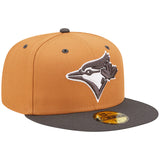Toronto Blue Jays New Era Brown/Charcoal Two-Tone Color Pack 59FIFTY Fitted Hat