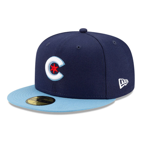 Chicago Cubs New Era Light Blue 2021 City Connect 59FIFTY Fitted Hat