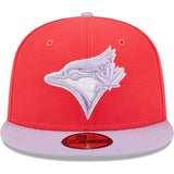 Toronto Blue Jays New Era Red/Lavender Spring Color Two-Tone 59FIFTY Fitted Hat