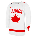 Nike White Hockey Canada One Leaf Replica Jersey