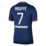 Kylian Mbappe Paris Saint-Germain 2021/22 Home Jersey Jordan Branded