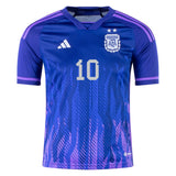 Argentina Men's 2022 World Cup Away Purple Adidas Jersey Lionel Messi