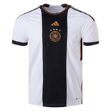 Germany Men's 2022 World Cup Home White Adidas Jersey