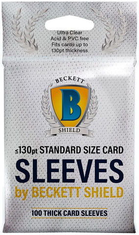 Beckett Shield 130pt Standard size Card Sleeves