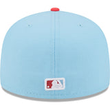Toronto Blue Jays New Era Spring Color Two-Tone 59FIFTY Fitted Hat - Light Blue/Red