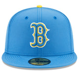 Boston Red Sox New Era Light Blue 2021 City Connect 59FIFTY Fitted Hat