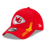 Kansas City Chiefs New Era 2021 NFL Sideline Road 39Thirty Flex Hat