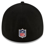 Pittsburgh Steelers New Era Black 2021 NFL Sideline Road 39Thirty Flex Hat